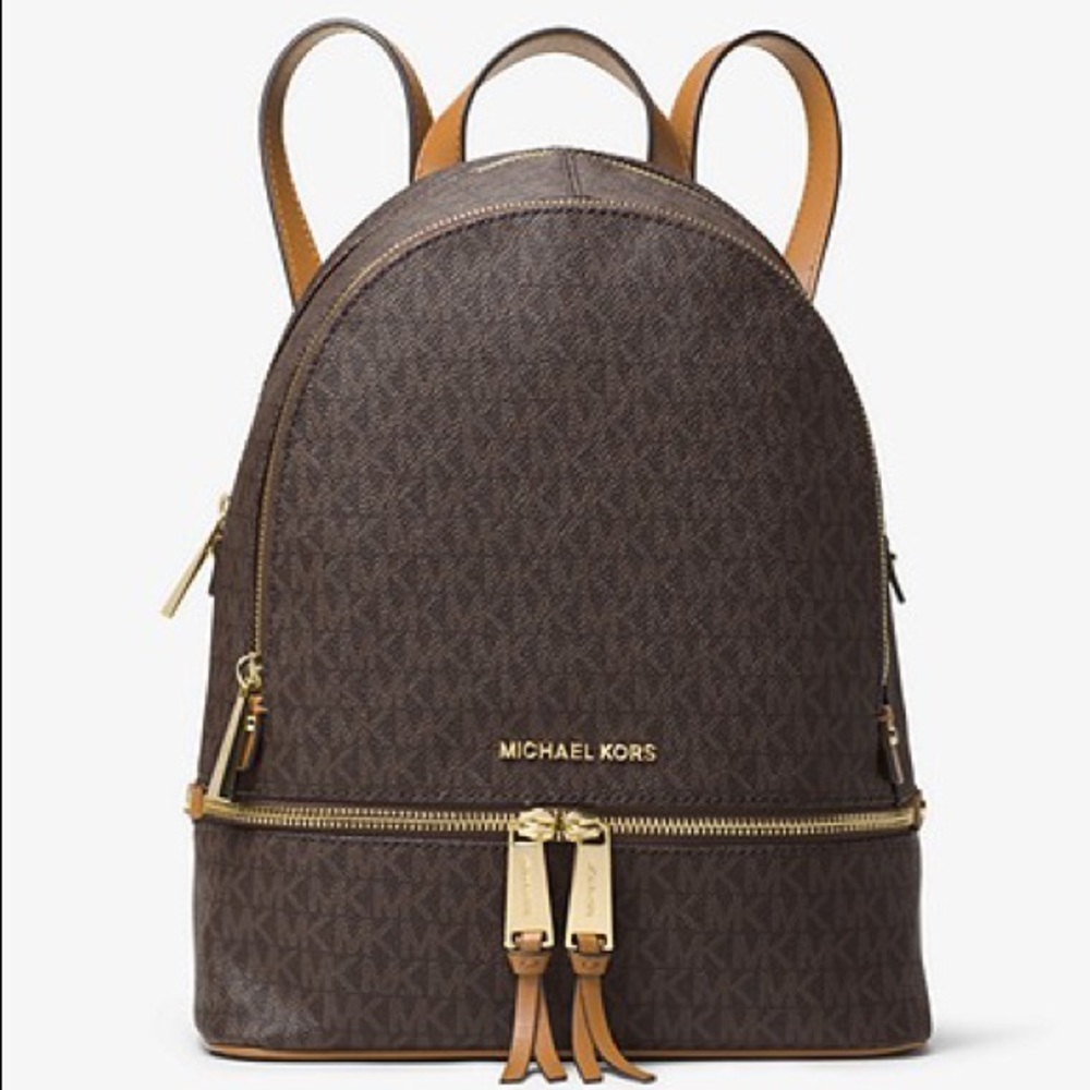 NWOT MK | Rhea Medium Logo Backpack